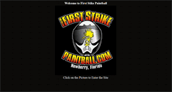 Desktop Screenshot of firststrikepaintball.com